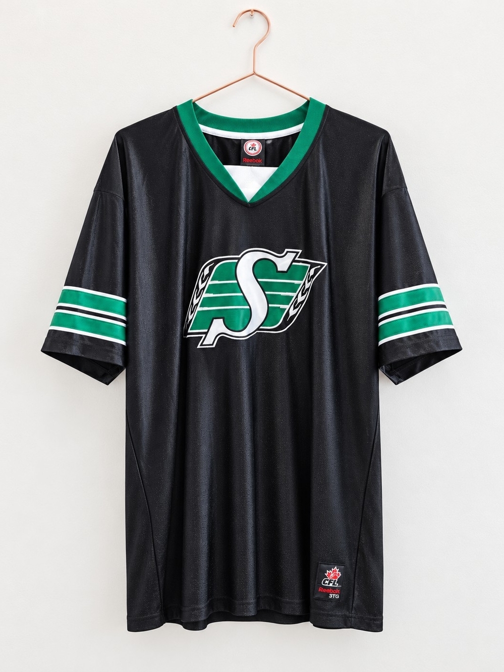 Black and Green Team Jersey Shirt - CFL